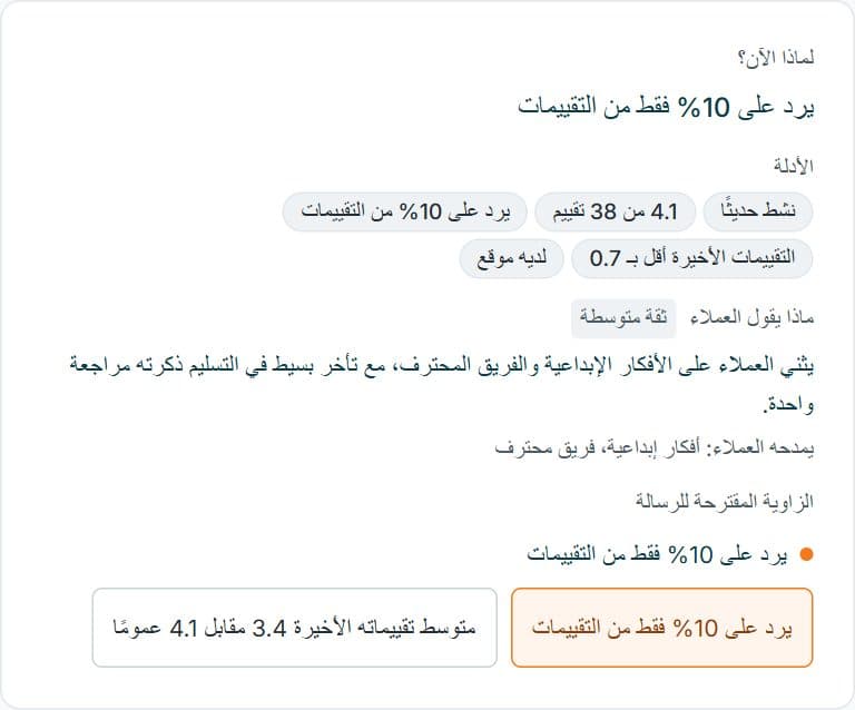 لكل عميل ملف، لا رقم هاتف فقط